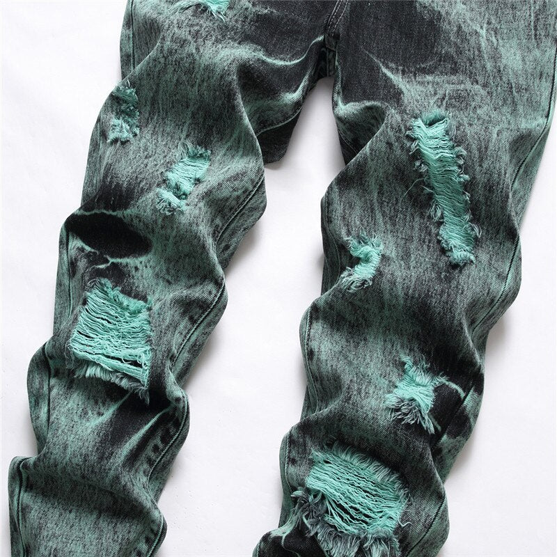 Sea Green Denim