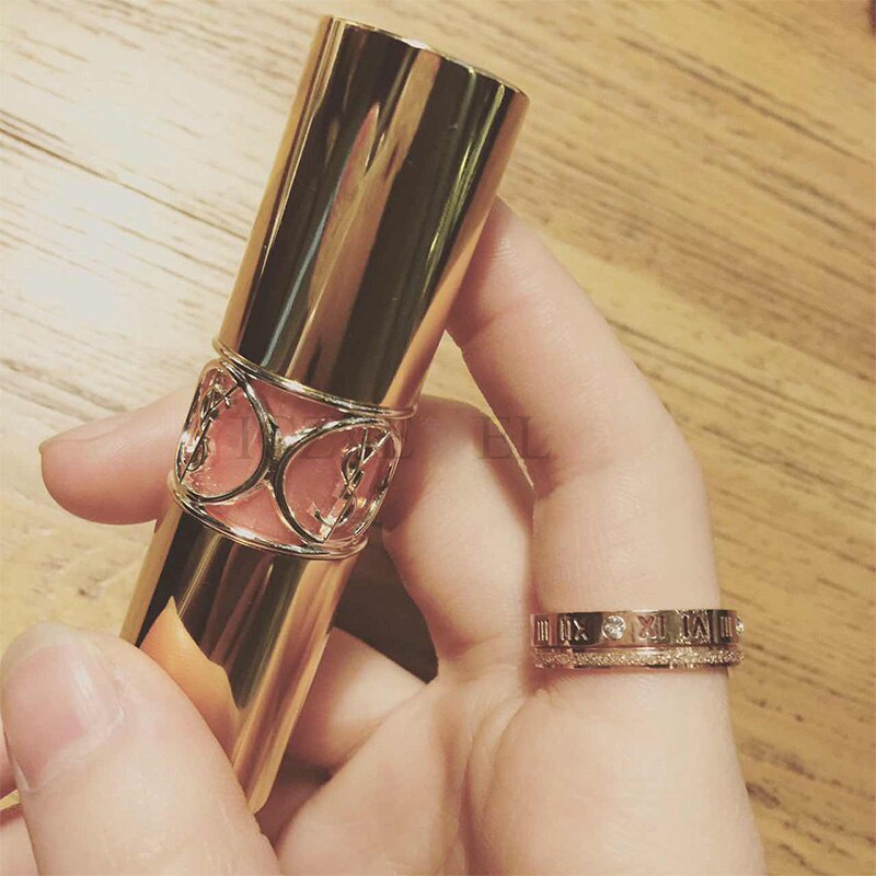 It's About The Numerals Rings Gold