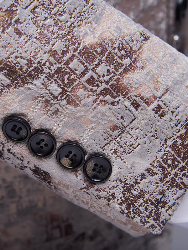 The Abstract Suit cuff button detail