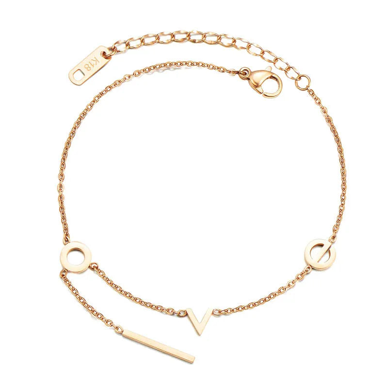 LOVE Letter Anklet