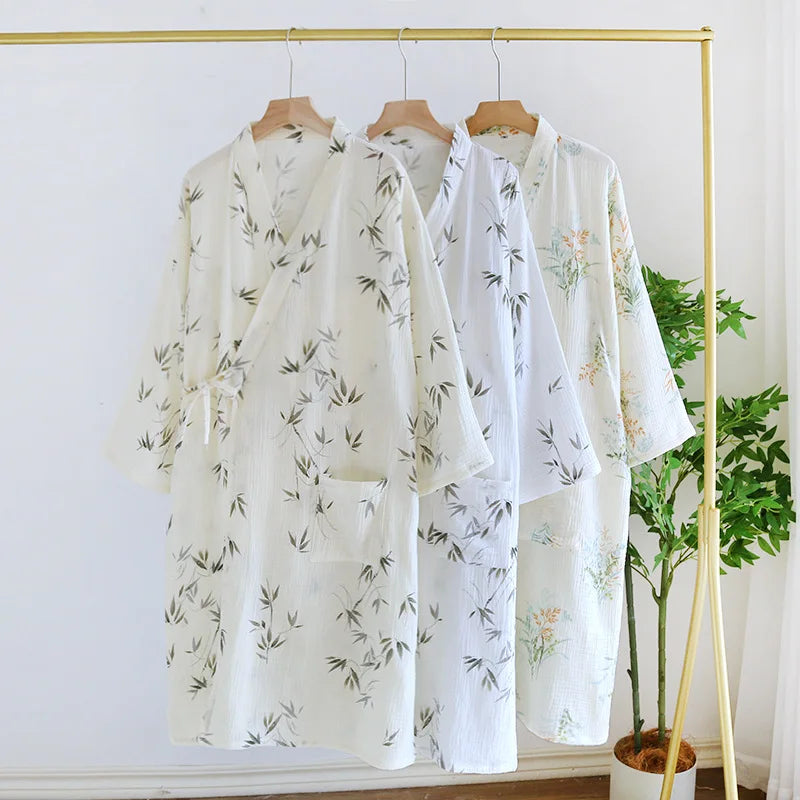 The Kyoto Breeze Kimono Robe
