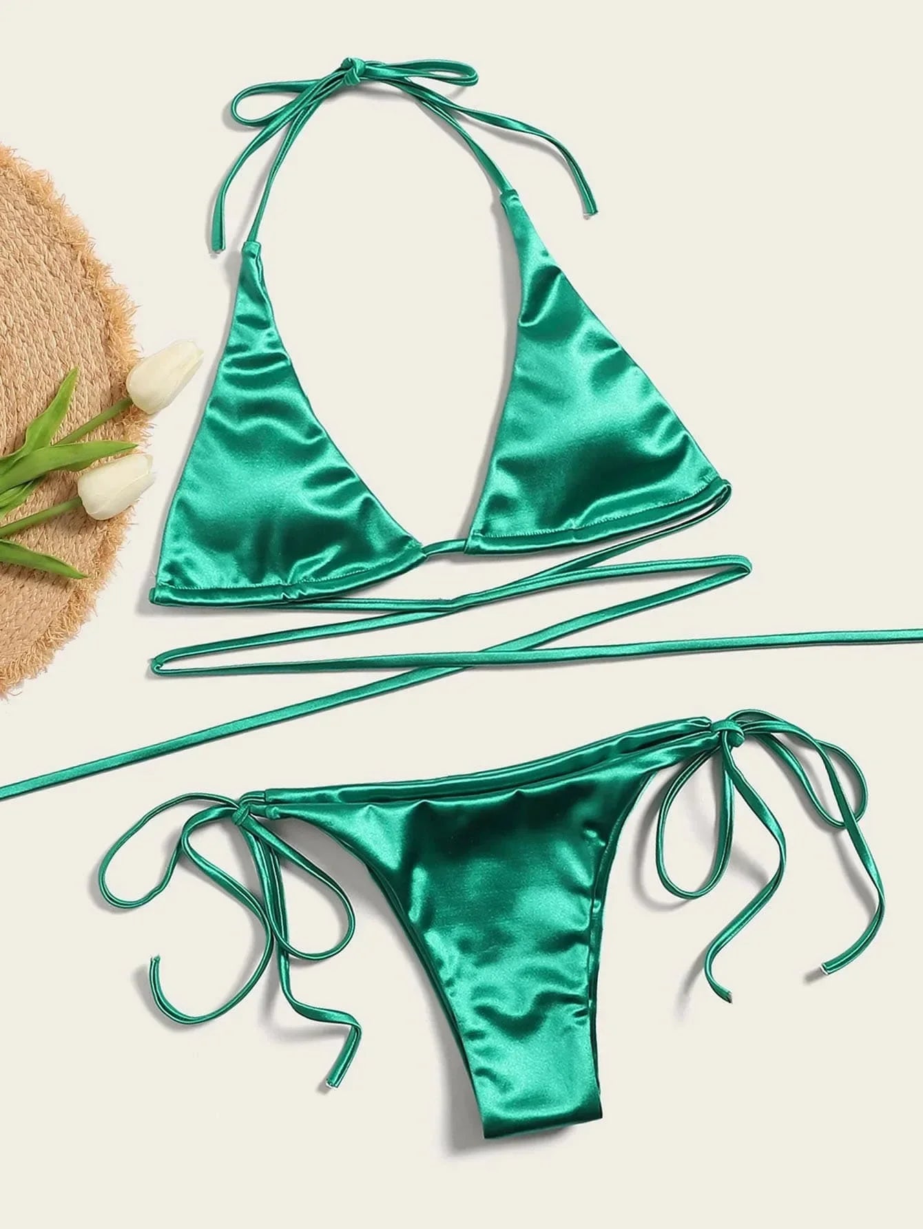 Silky Brazilian Bikini Set