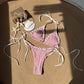 Pleated Stitch Bikini Set