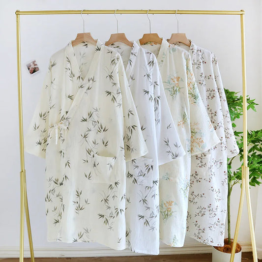 The Kyoto Breeze Kimono Robe