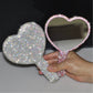 Dazzle Heart Hand Mirror