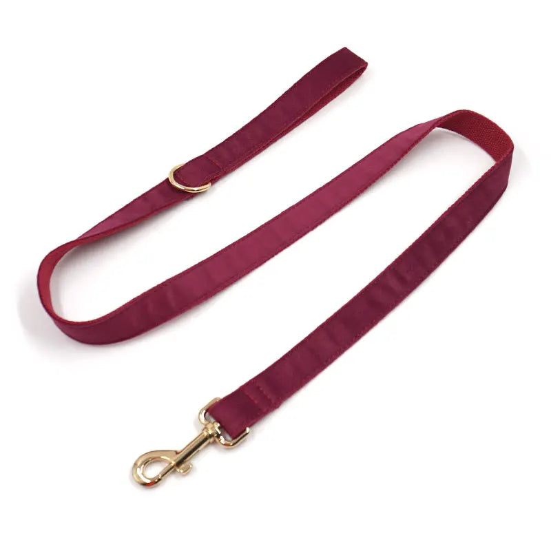 Merlot Velvet Harness Set