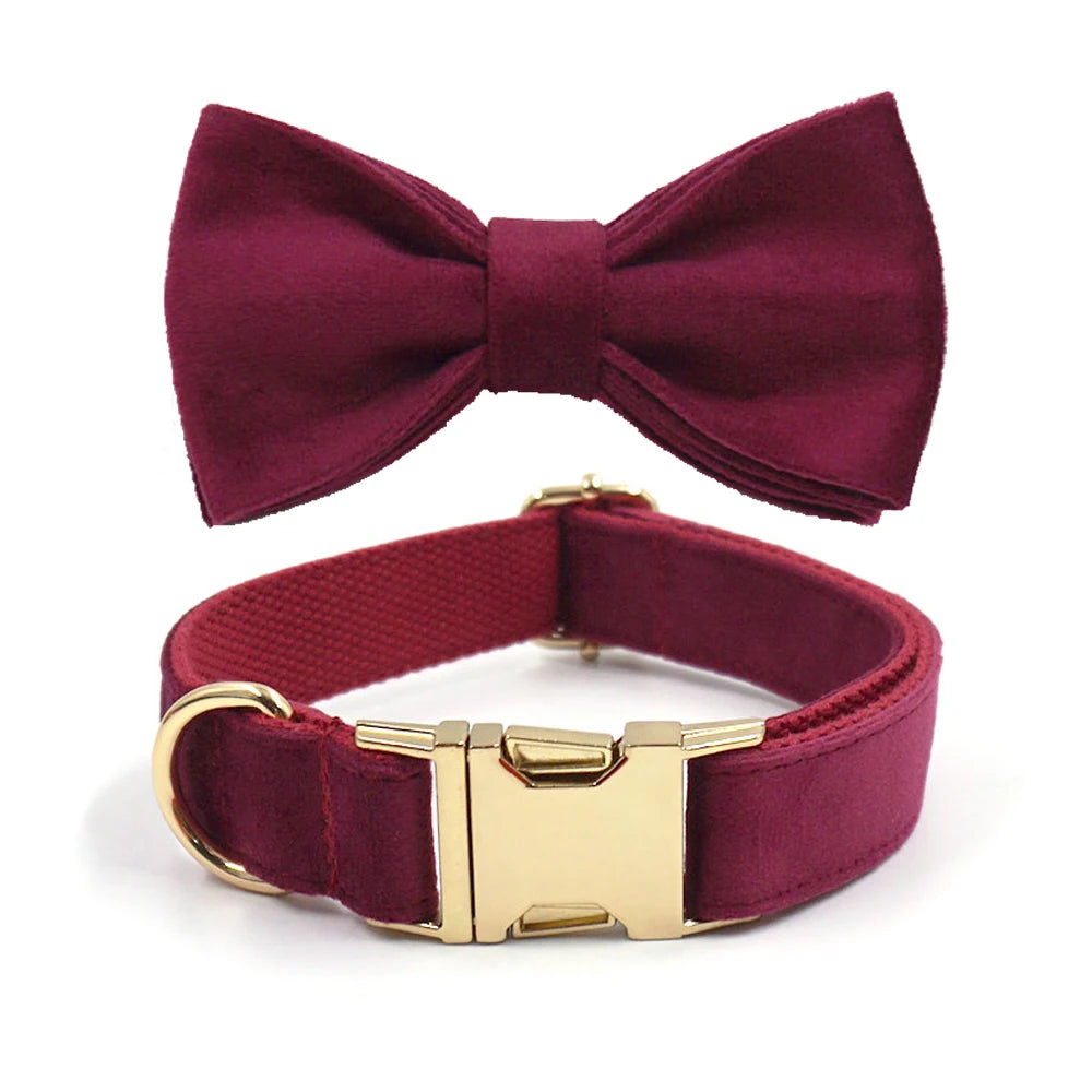 Merlot Velvet Harness Set