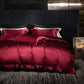 The Gilded Collection – 800TC Silk-Cotton Satin 4Pcs Bedding Set (Duvet Cover + Sheet + Pillowcases)