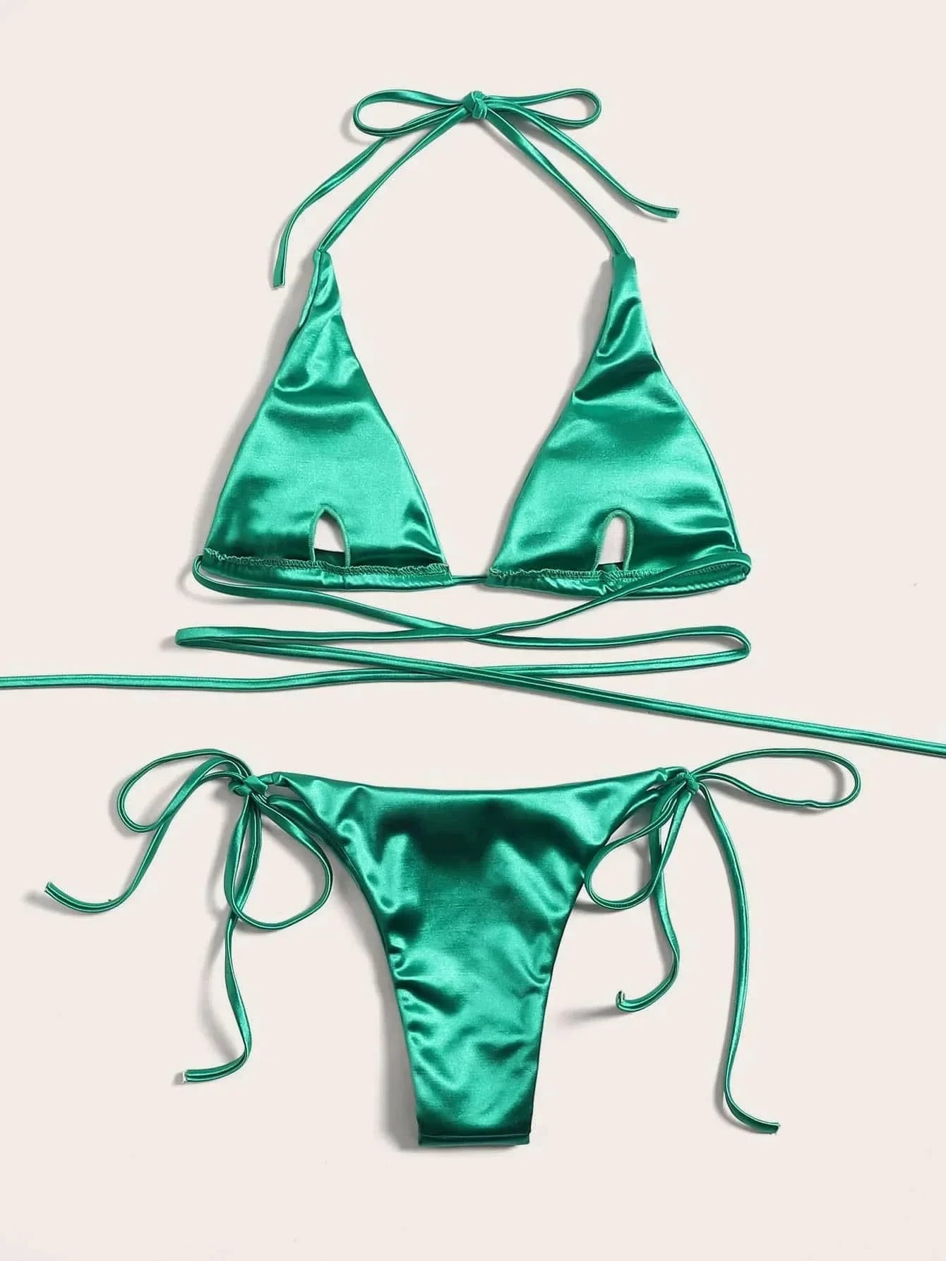 Silky Brazilian Bikini Set