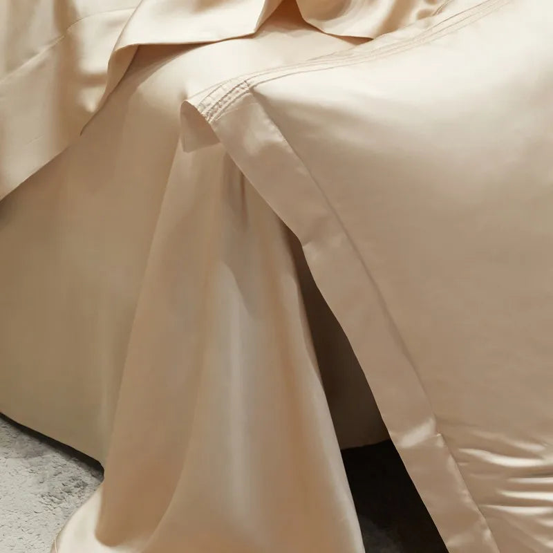 The Eco-Luxe Bamboo Set – 4Pcs 600TC Lyocell Duvet Cover with Ultra-Soft Sheet & Pillowcases