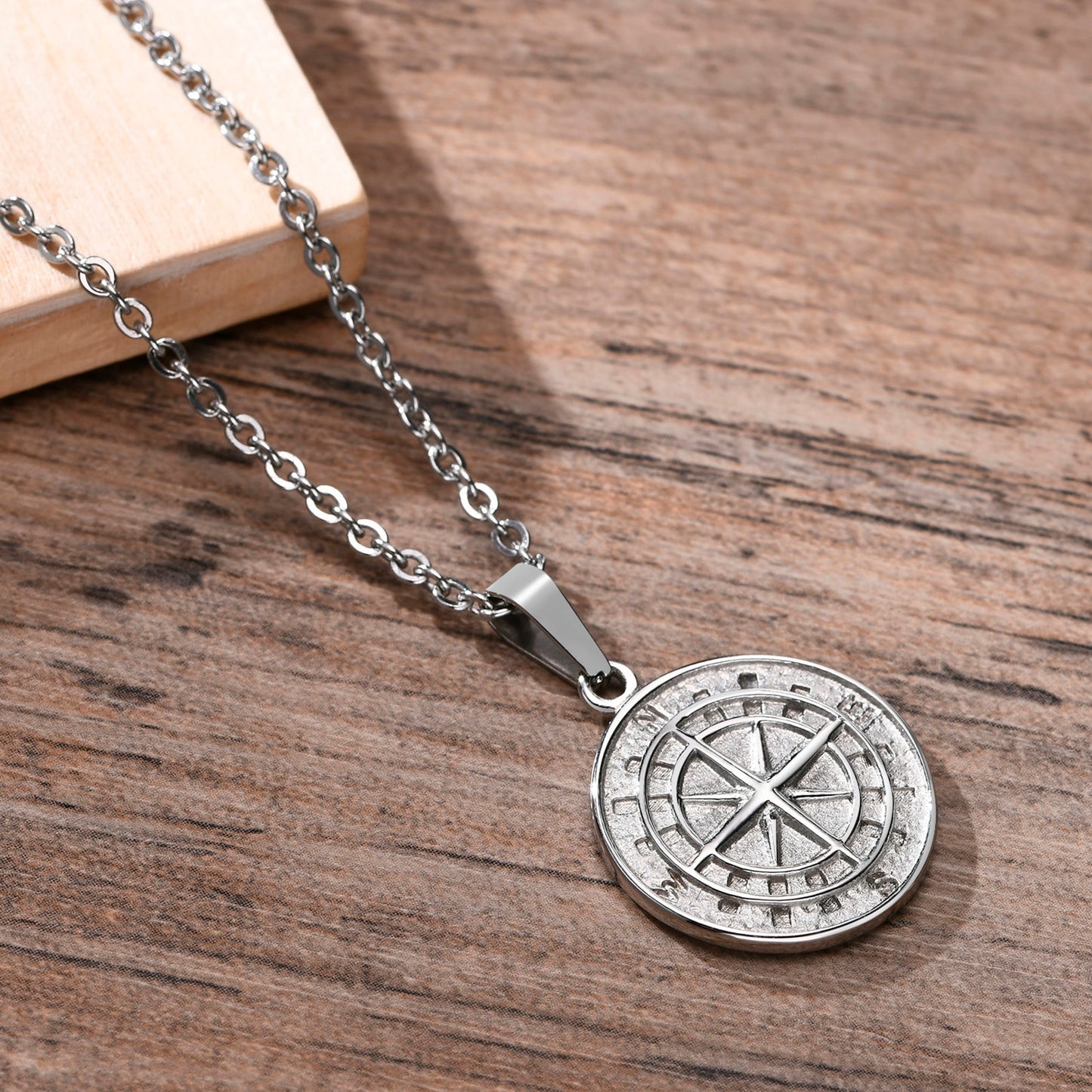 Traveler Compass Necklace