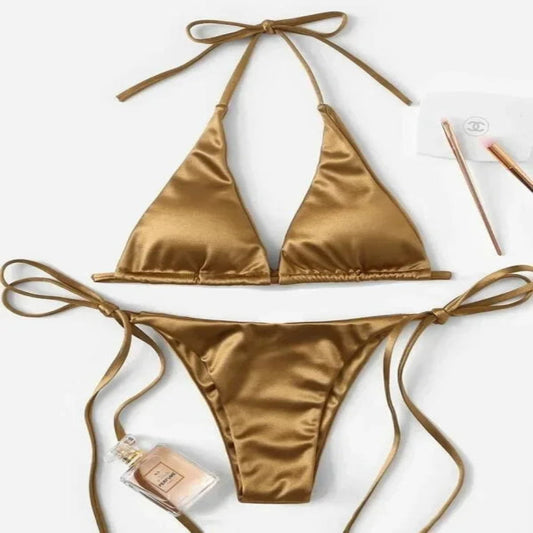 Silky Brazilian Bikini Set