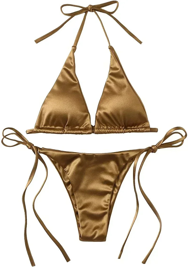 Silky Brazilian Bikini Set