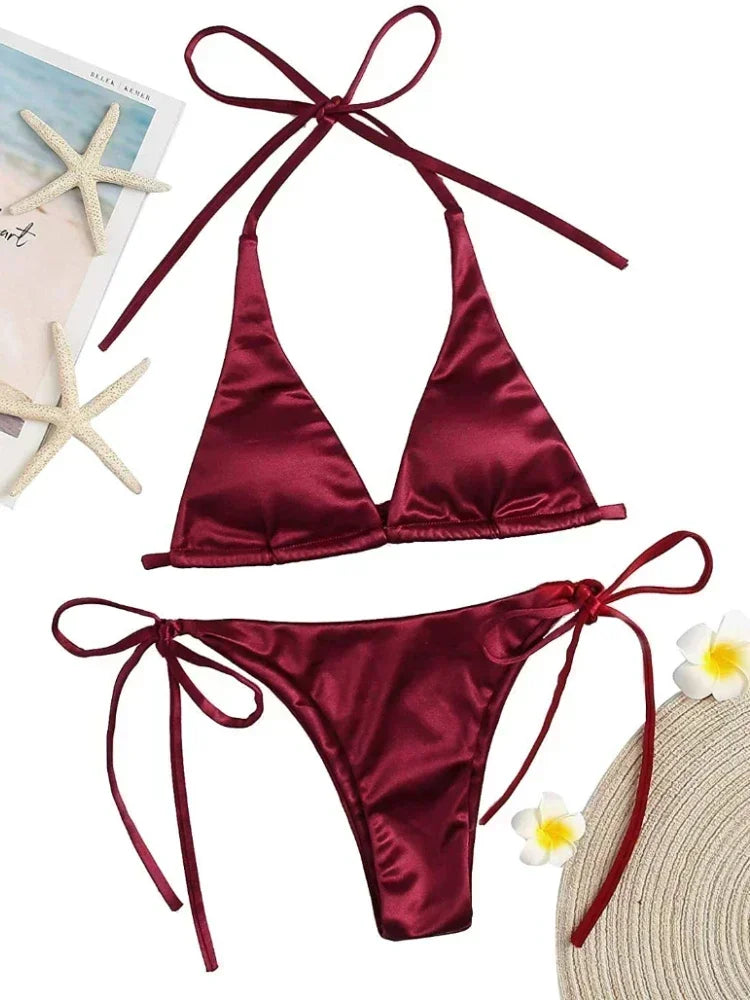 Silky Brazilian Bikini Set