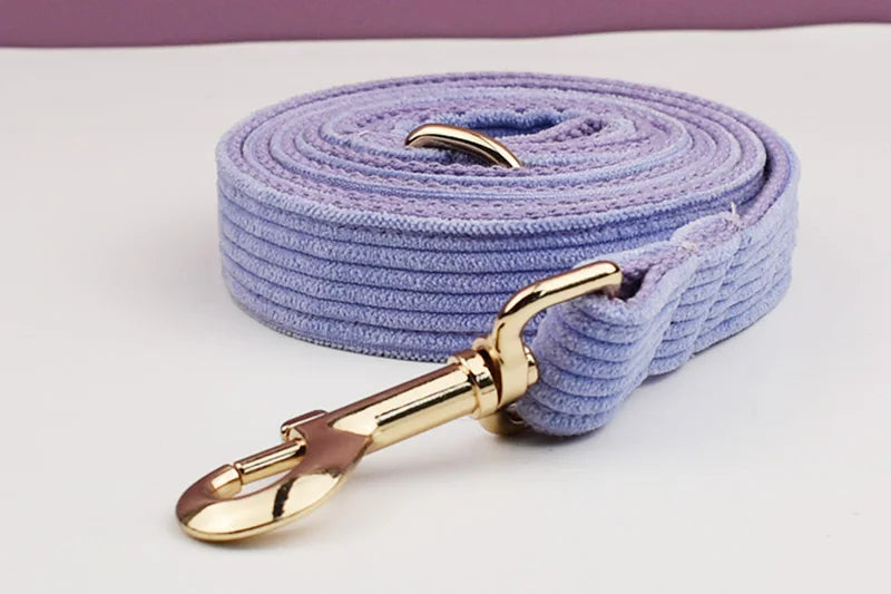 Lavender Corduroy Harness Set