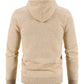 Men's casual knitted hooded zipper jacket