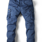 Men's casual solid color cargo pants