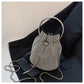 Rhinestone Bucket Bag