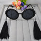 Vintage Fringed Sunglasses