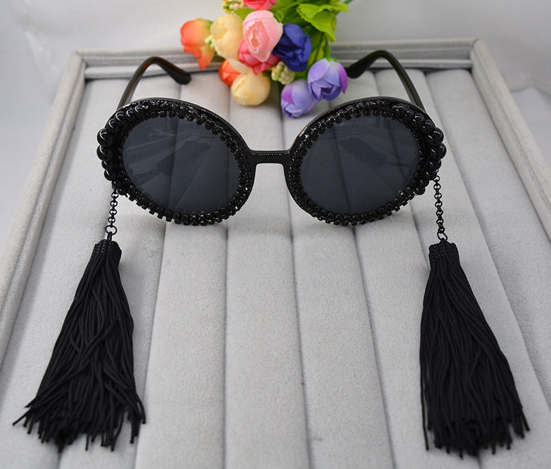 Vintage Fringed Sunglasses