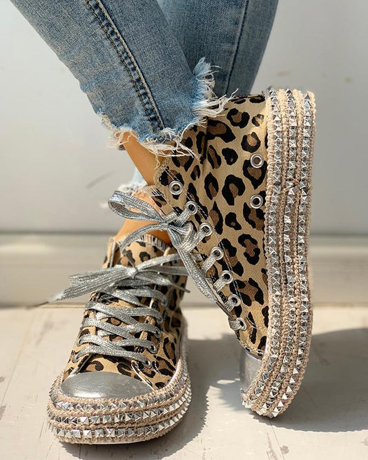 Studded High-Top