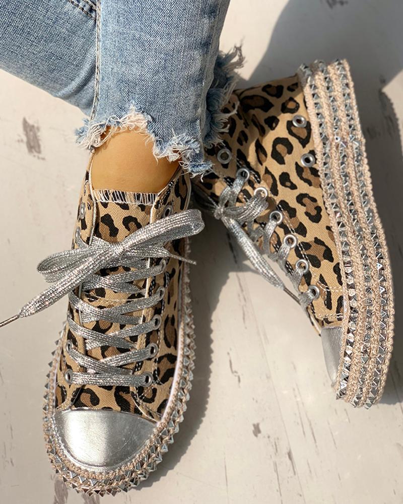 Studded High-Top