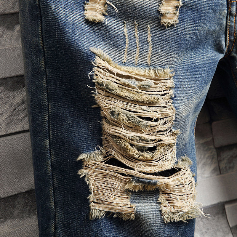 Distressed Denim Short