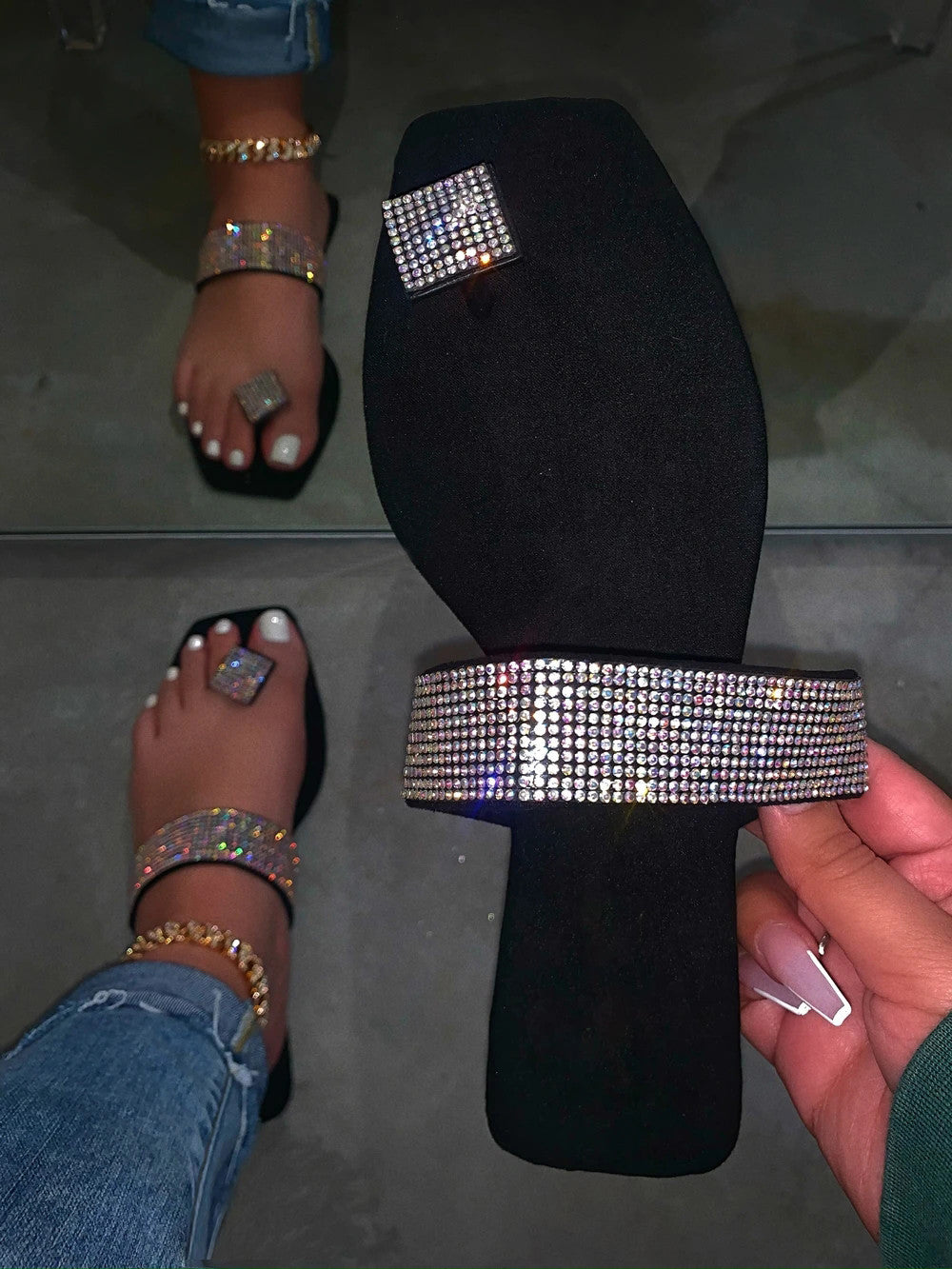 Bling Thong Sandals