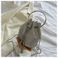 Rhinestone Bucket Bag