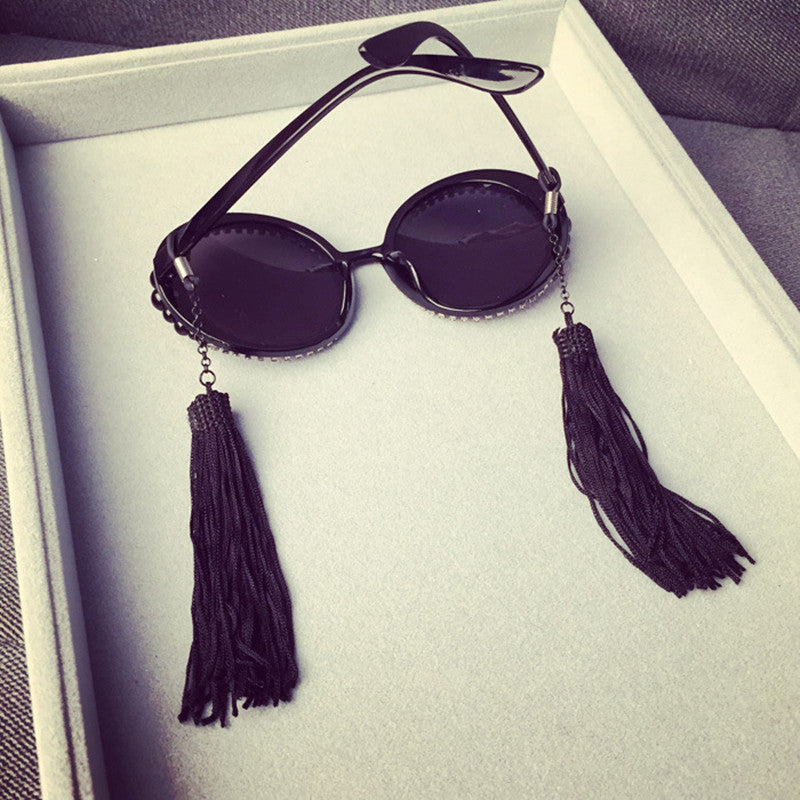 Vintage Fringed Sunglasses