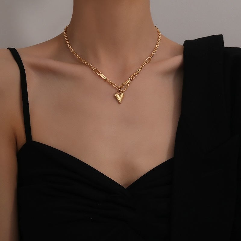 All Love Heart Necklace Gold