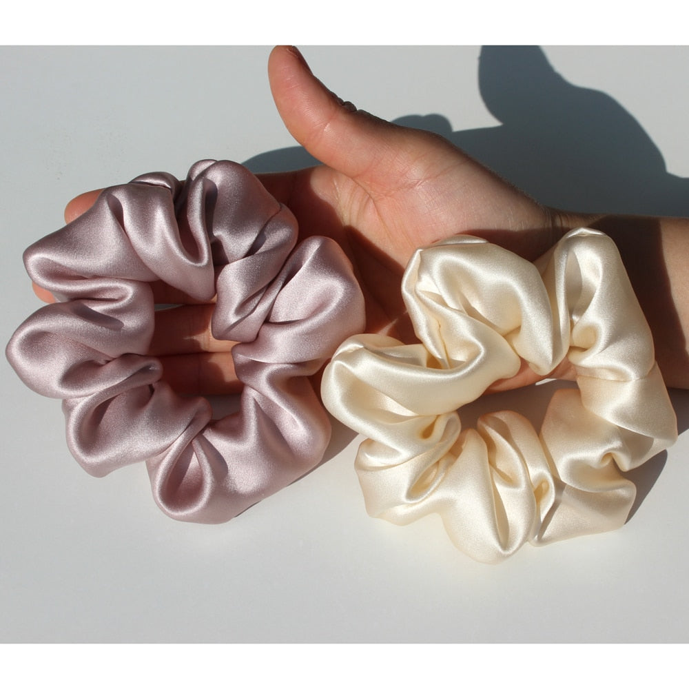 Large Silk Scrunchies