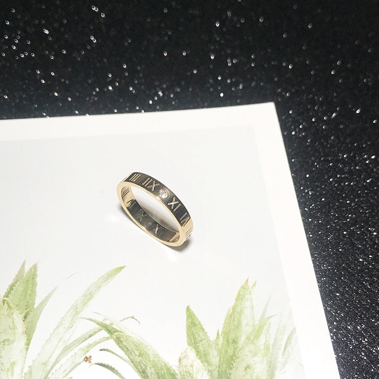 It's About The Numerals Ring Gold