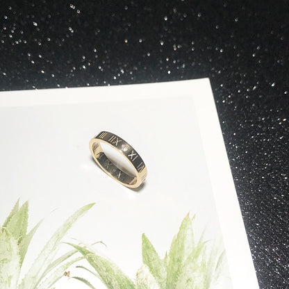 It's About The Numerals Ring Gold