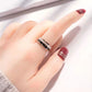 Rose Numeral Noir Ring
