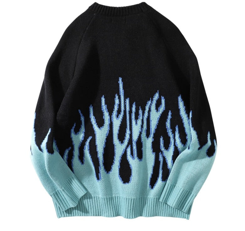 Blue Flame Sweater