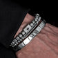 Crown LUX Bracelet Set Silver