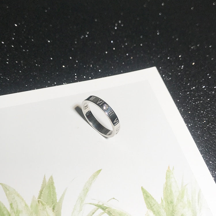 It's About The Numerals Ring Silver