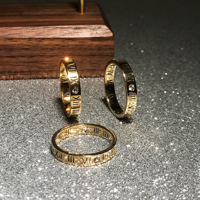It's About The Numerals Ring Gold