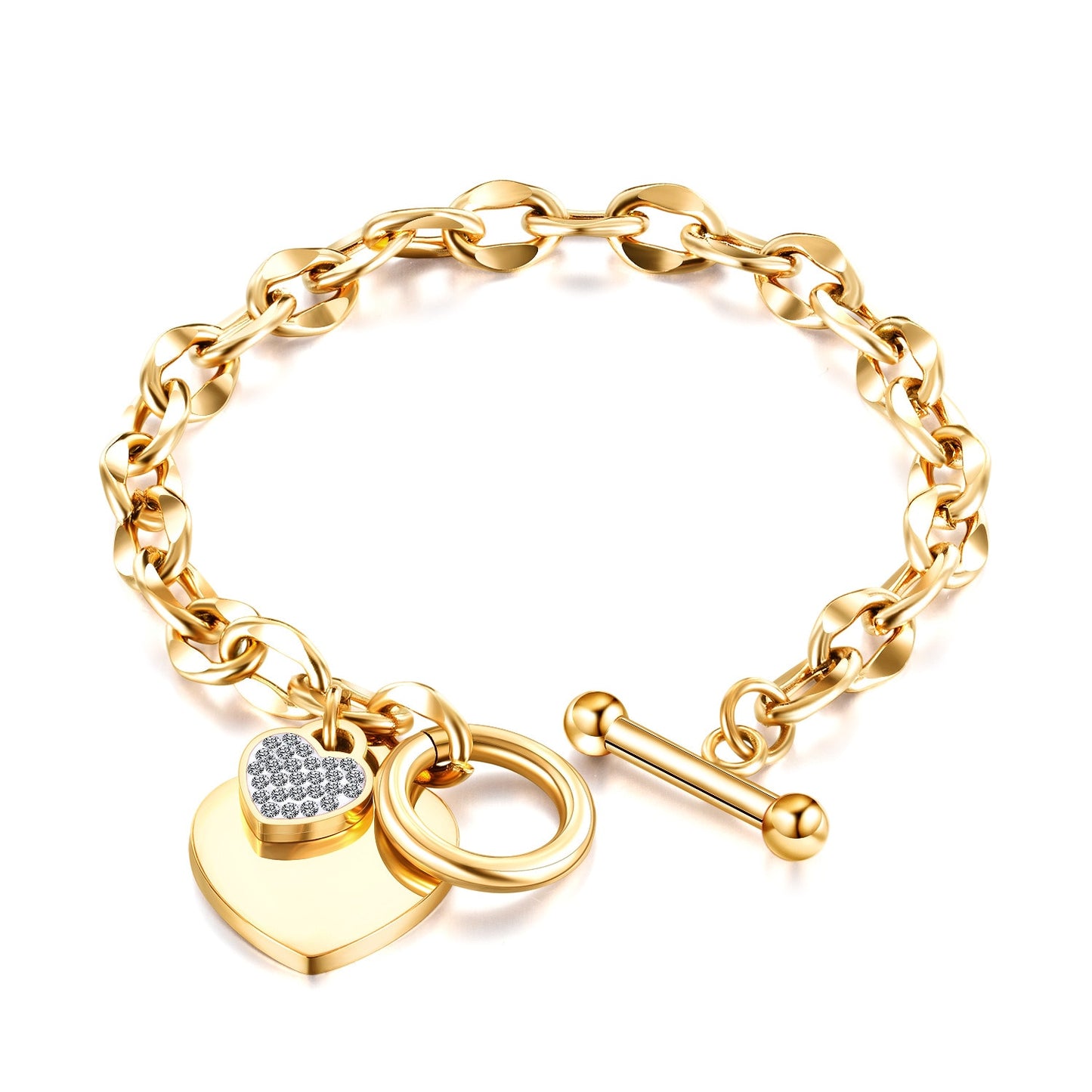 Heart Me Bracelet in Gold