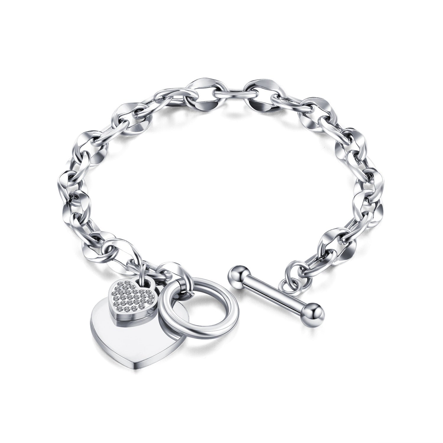 Heart Me Bracelet in Silver