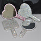 Dazzle Heart Hand Mirror