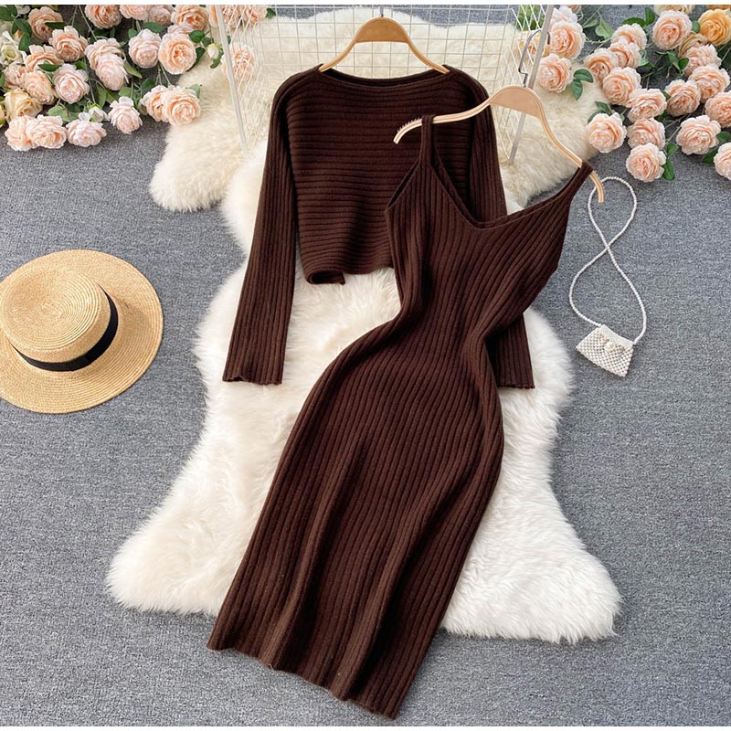 Adore Me 2 Piece Set in Brown