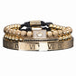 Crown LUX Bracelet Set Gold