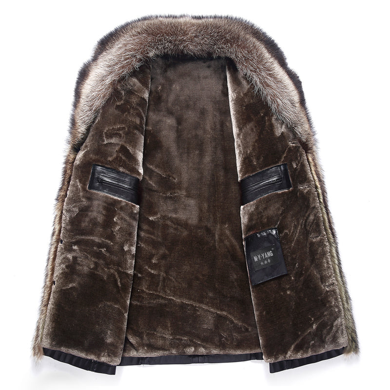Lapel Fur Coat