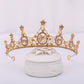 Our Champagne Crown offers a regal look suitable for any special occasion or simply for enjoying a regal grandeur in the comfort of one's own home. It is crafted from alloy and rhinestones and imported for quality assurance.